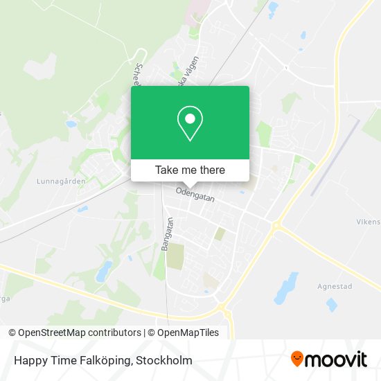 Happy Time Falköping map