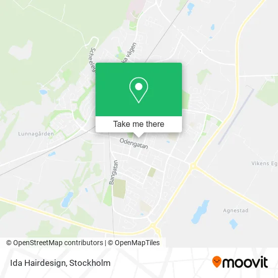 Ida Hairdesign map