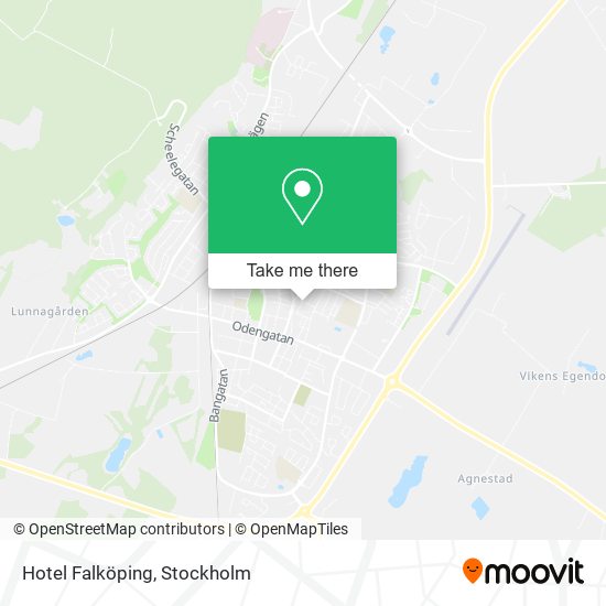 Hotel Falköping map