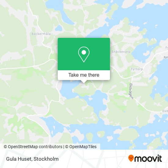 Gula Huset map