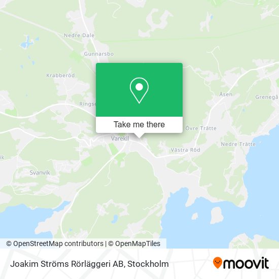 Joakim Ströms Rörläggeri AB map