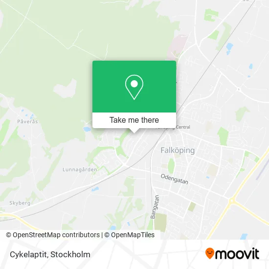 Cykelaptit map