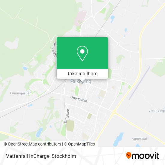 Vattenfall InCharge map