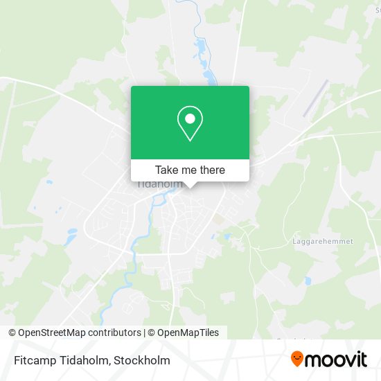 Fitcamp Tidaholm map