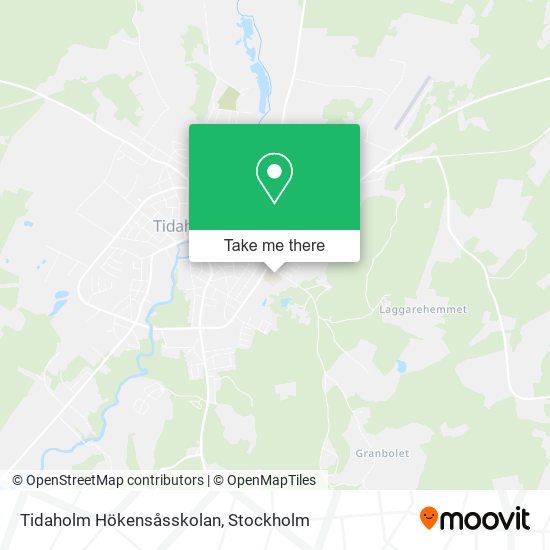 Tidaholm Hökensåsskolan map