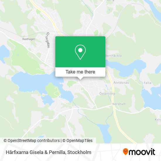 Hårfixarna Gisela & Pernilla map