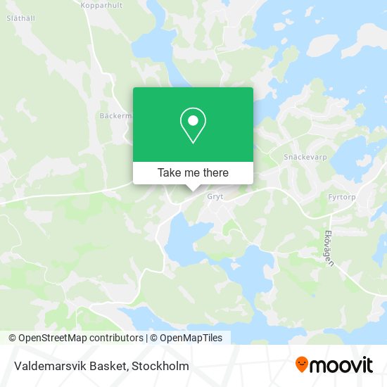 Valdemarsvik Basket map