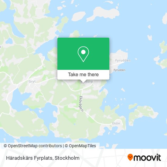 Häradskärs Fyrplats map