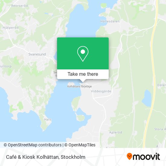 Café & Kiosk Kolhättan map