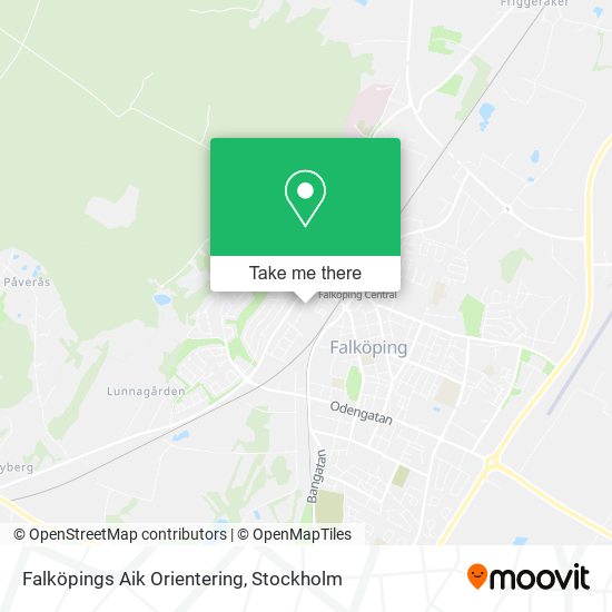 Falköpings Aik Orientering map