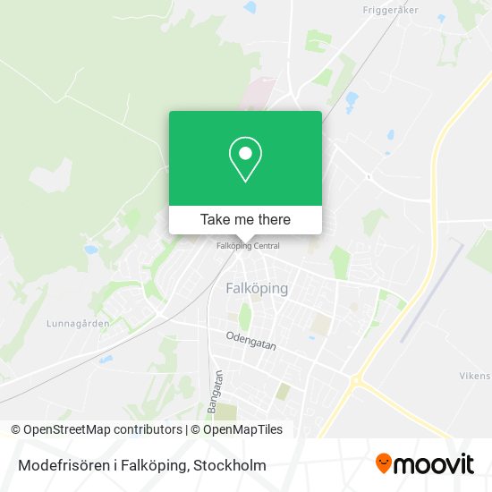 Modefrisören i Falköping map