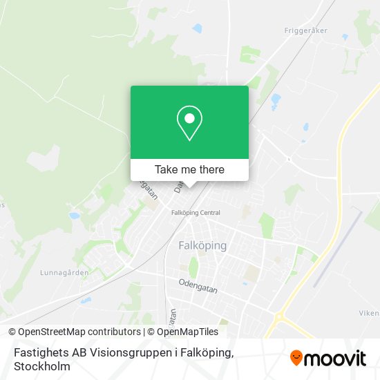 Fastighets AB Visionsgruppen i Falköping map