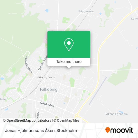 Jonas Hjalmarssons Åkeri map