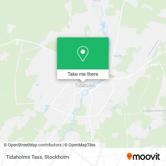 Tidaholms Tass map