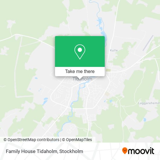 Family House Tidaholm map
