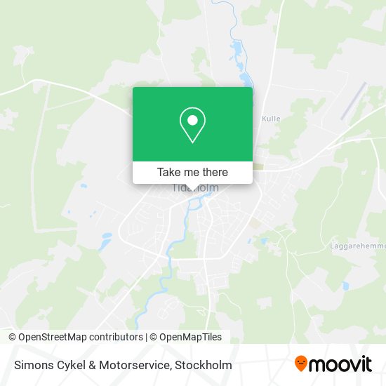 Simons Cykel & Motorservice map