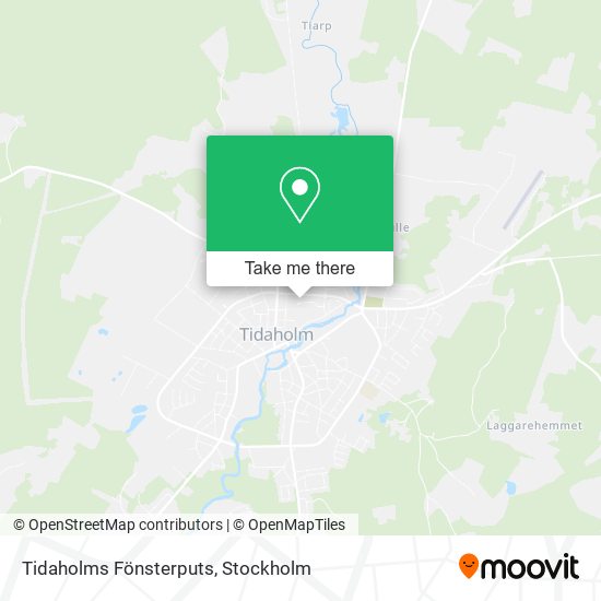 Tidaholms Fönsterputs map