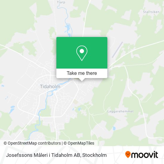 Josefssons Måleri i Tidaholm AB map