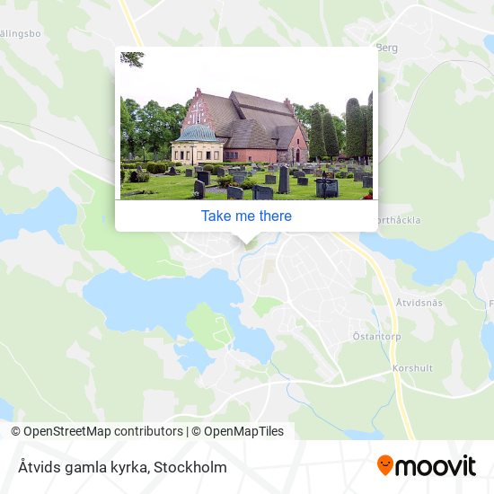 Åtvids gamla kyrka map