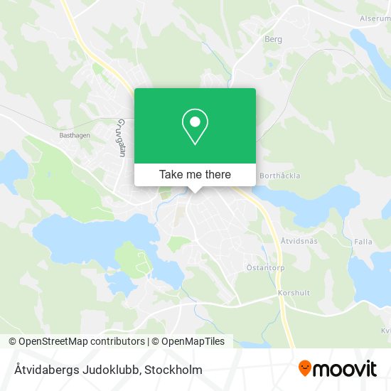 Åtvidabergs Judoklubb map