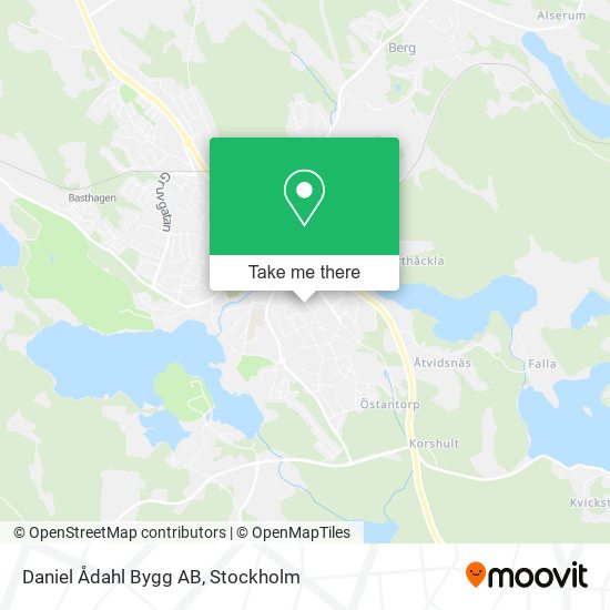 Daniel Ådahl Bygg AB map