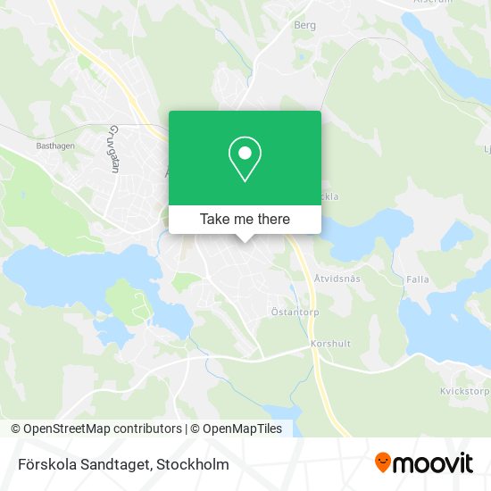 Förskola Sandtaget map