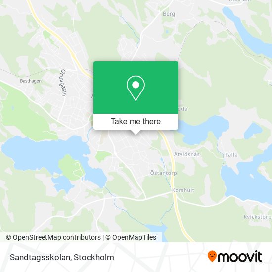 Sandtagsskolan map