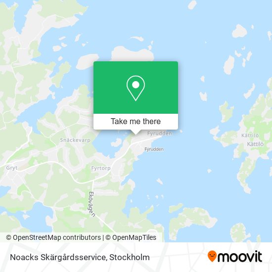 Noacks Skärgårdsservice map