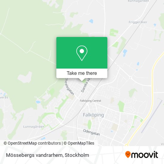 Mössebergs vandrarhem map