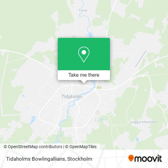 Tidaholms Bowlingallians map