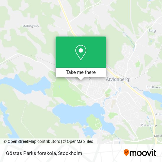 Göstas Parks förskola map