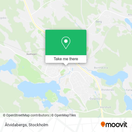 Åtvidabergs map