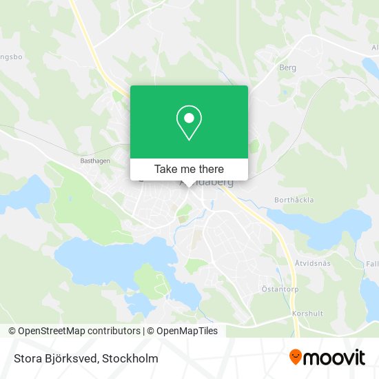 Stora Björksved map