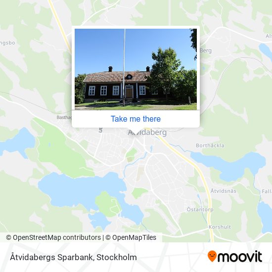 Åtvidabergs Sparbank map