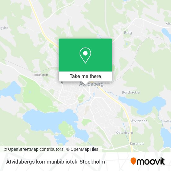 Åtvidabergs kommunbibliotek map