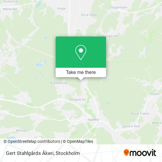 Gert Stahlgårds Åkeri map