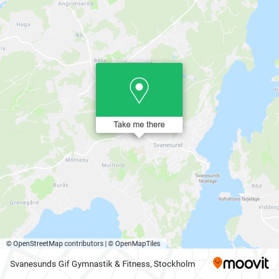 Svanesunds Gif Gymnastik & Fitness map