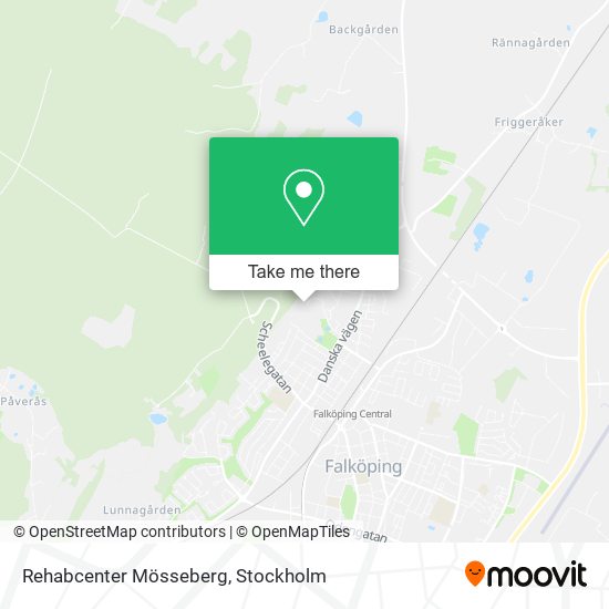 Rehabcenter Mösseberg map