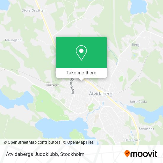 Åtvidabergs Judoklubb map