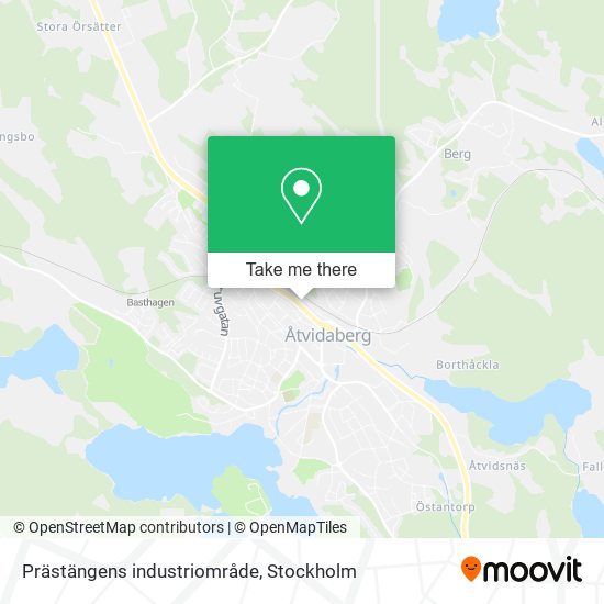 Prästängens industriområde map