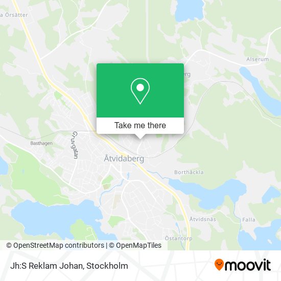 Jh:S Reklam Johan map