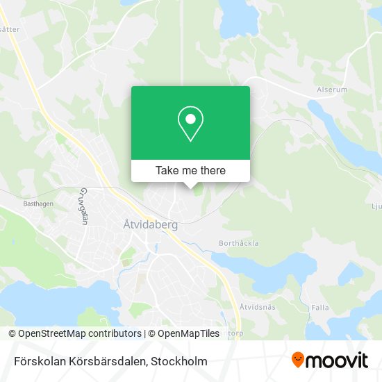 Förskolan Körsbärsdalen map