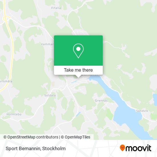 Sport Bemannin map