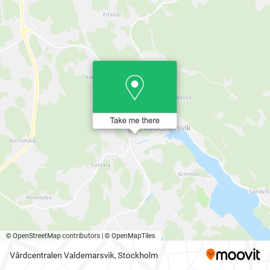 Vårdcentralen Valdemarsvik map