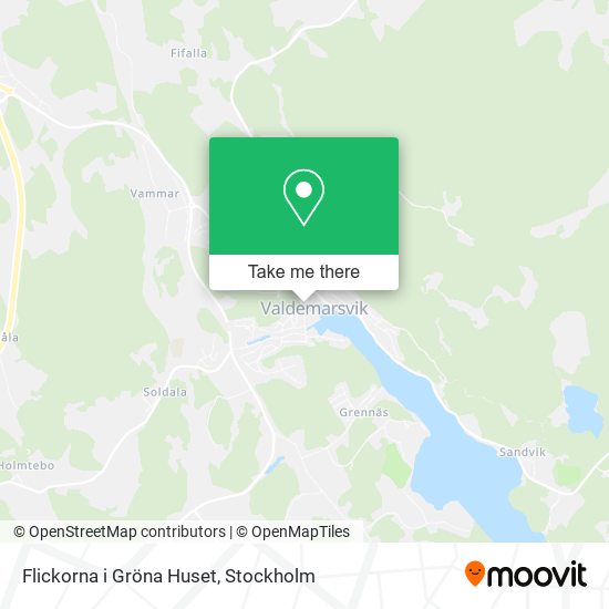 Flickorna i Gröna Huset map