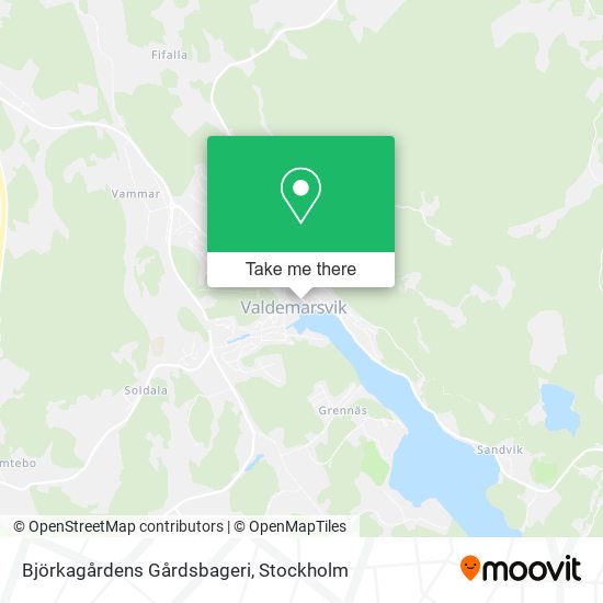 Björkagårdens Gårdsbageri map