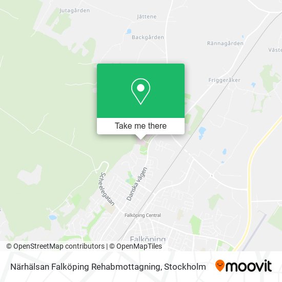 Närhälsan Falköping Rehabmottagning map