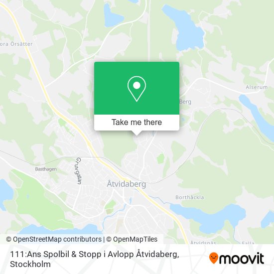 111:Ans Spolbil & Stopp i Avlopp Åtvidaberg map