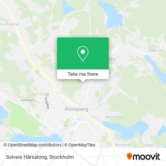 Solveis Hårsalong map