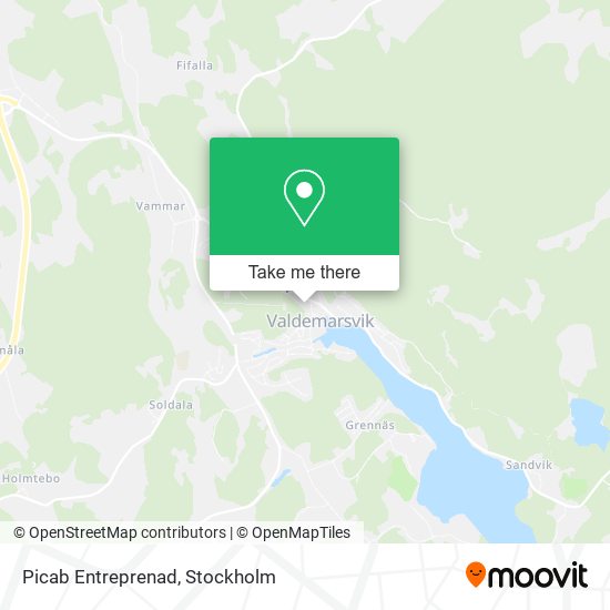 Picab Entreprenad map